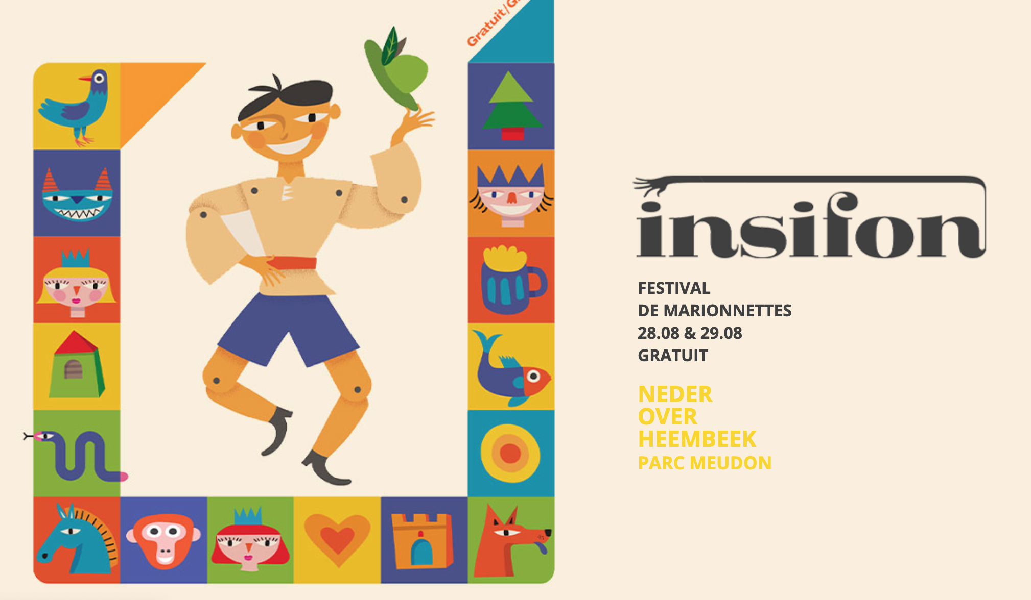 Les 28 et 29/08 : Festival de marionnettes Insifon au parc Meudon