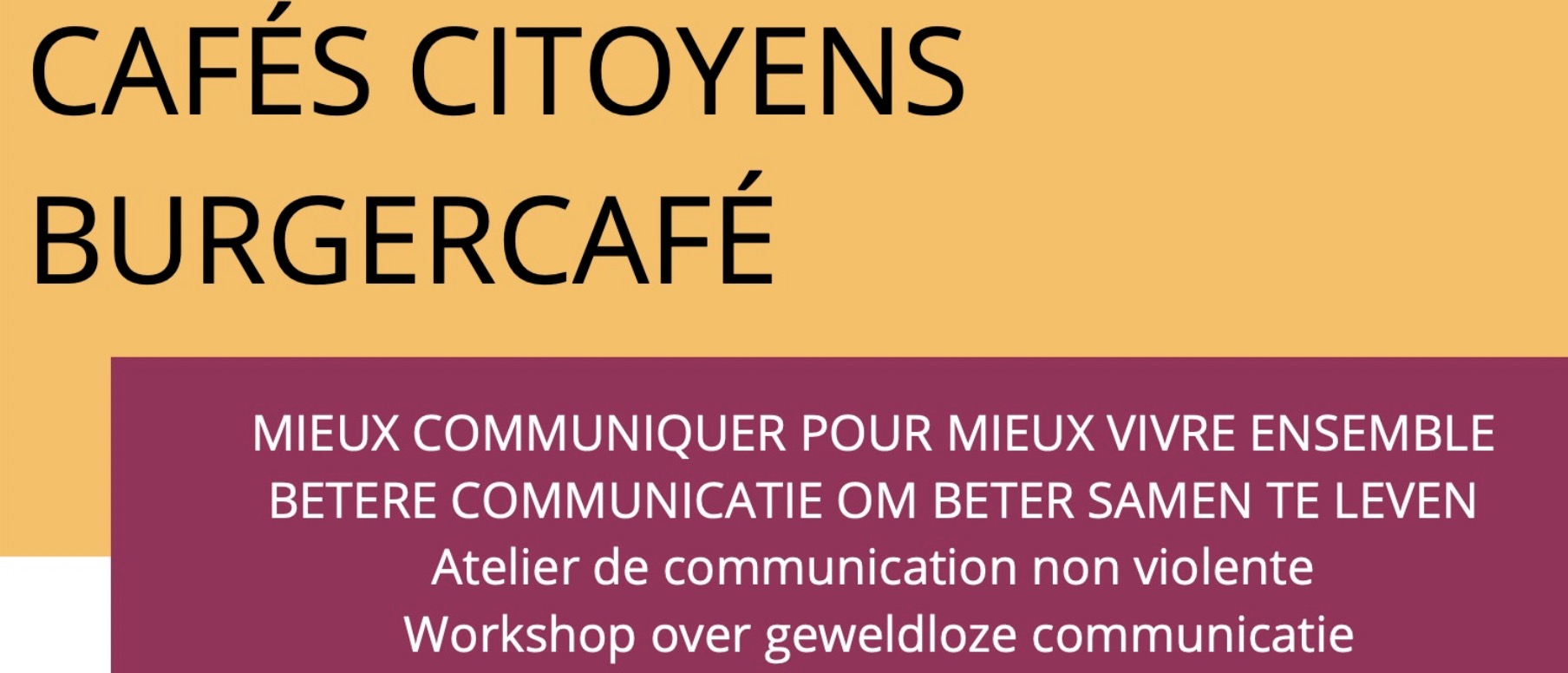 Le 8/02, café citoyen : thème du jour : la communication