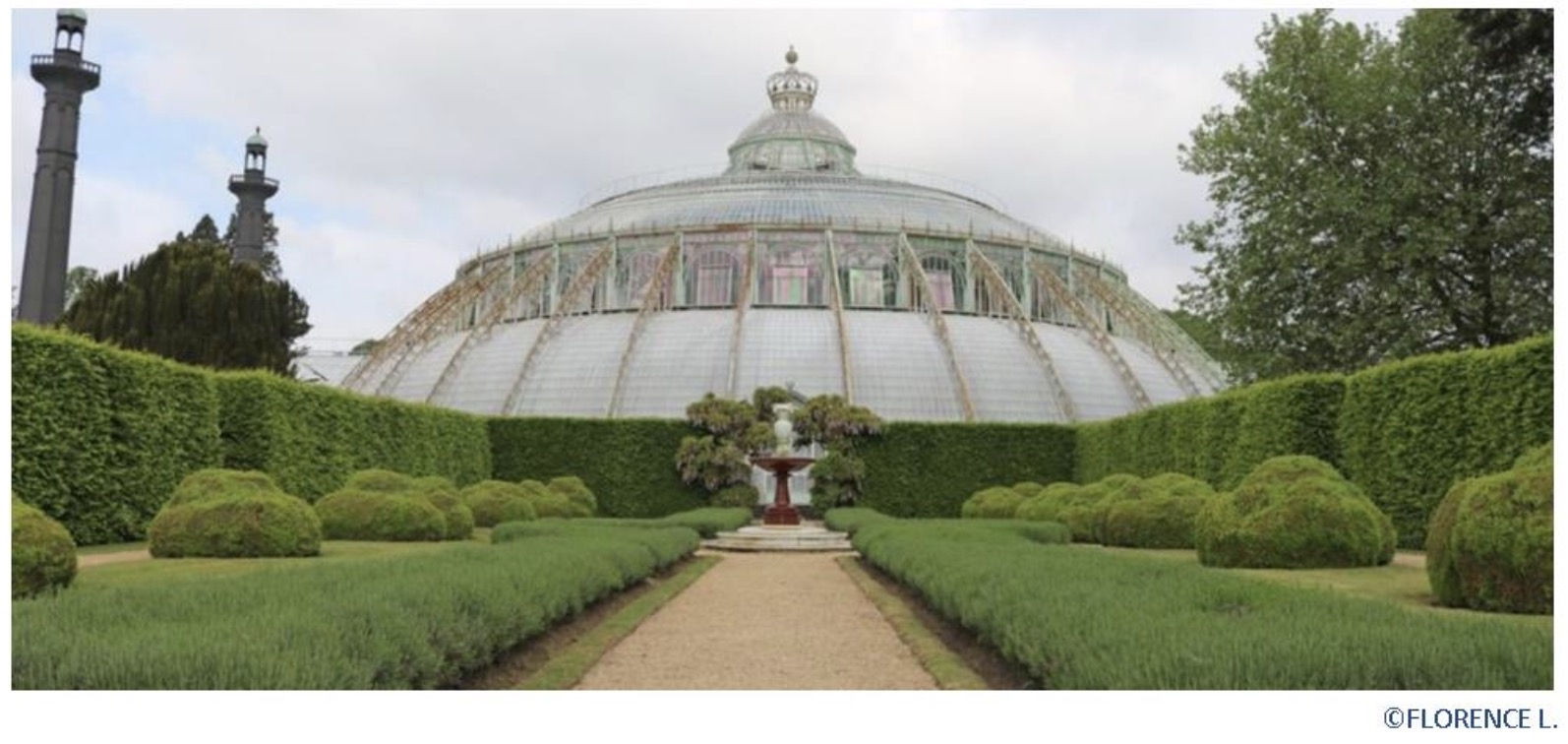 Le 26/04, Visite guidée des Serres et jardins Royaux.