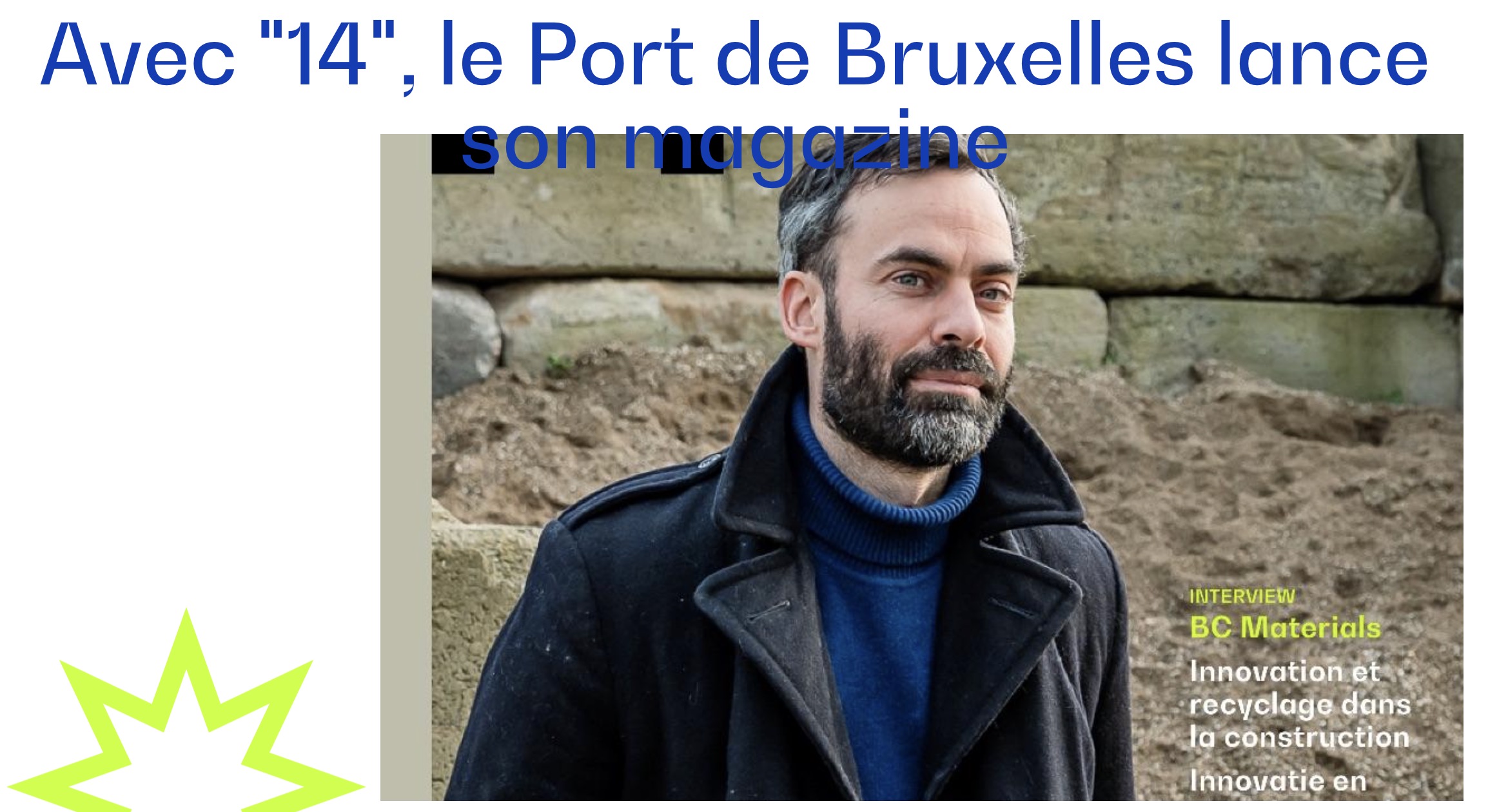 Le Port de Bruxelles lance son magazine.