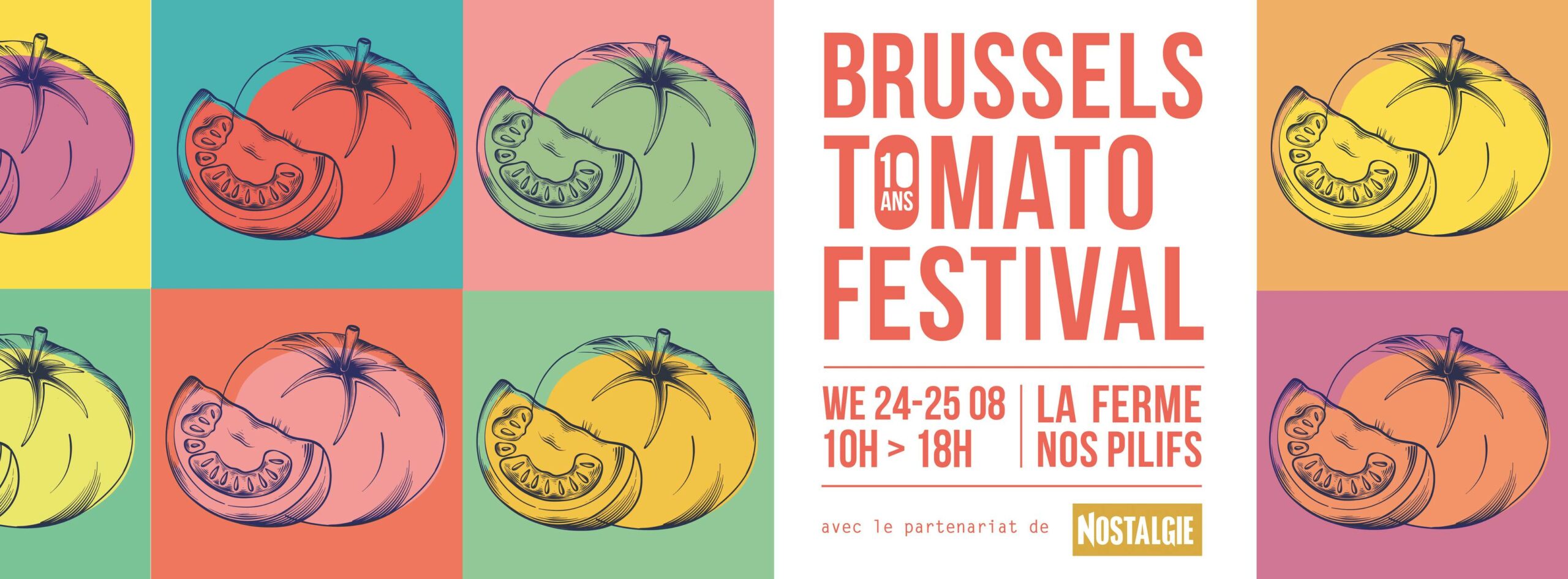 Les 24 et 25/08, Brussels Tomato Festival aux Pilifs !