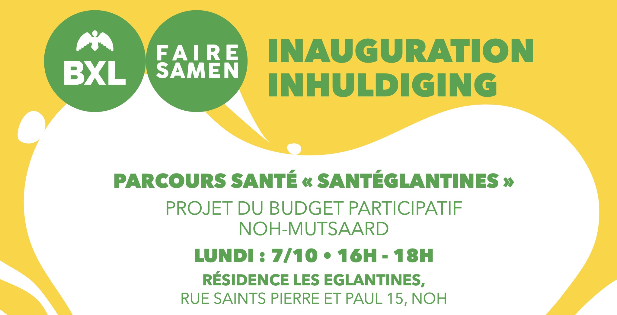 7/10, inauguration Parcours SantÉglantines