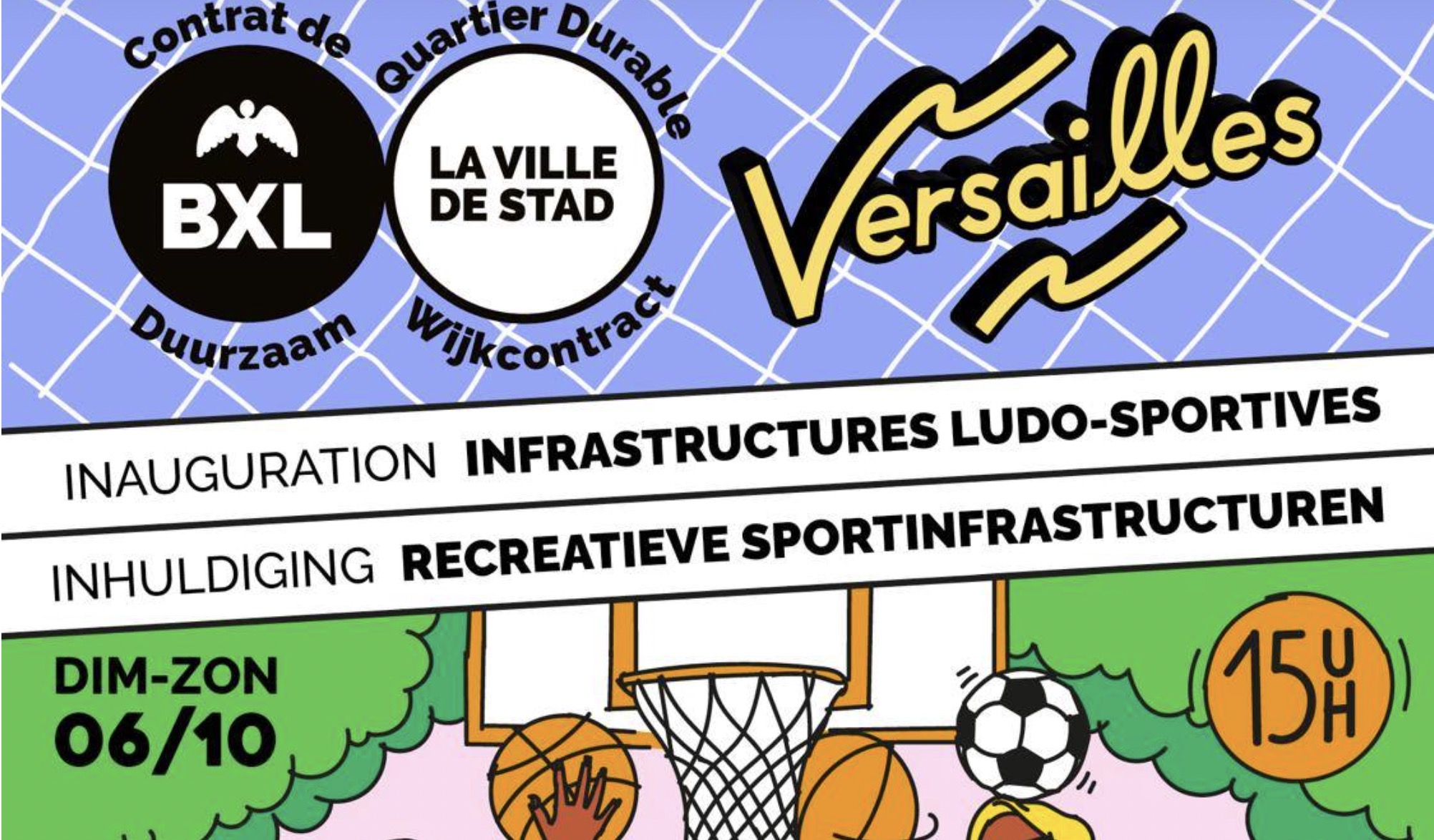 6/10, Inauguration infrastructures ludo-sportives