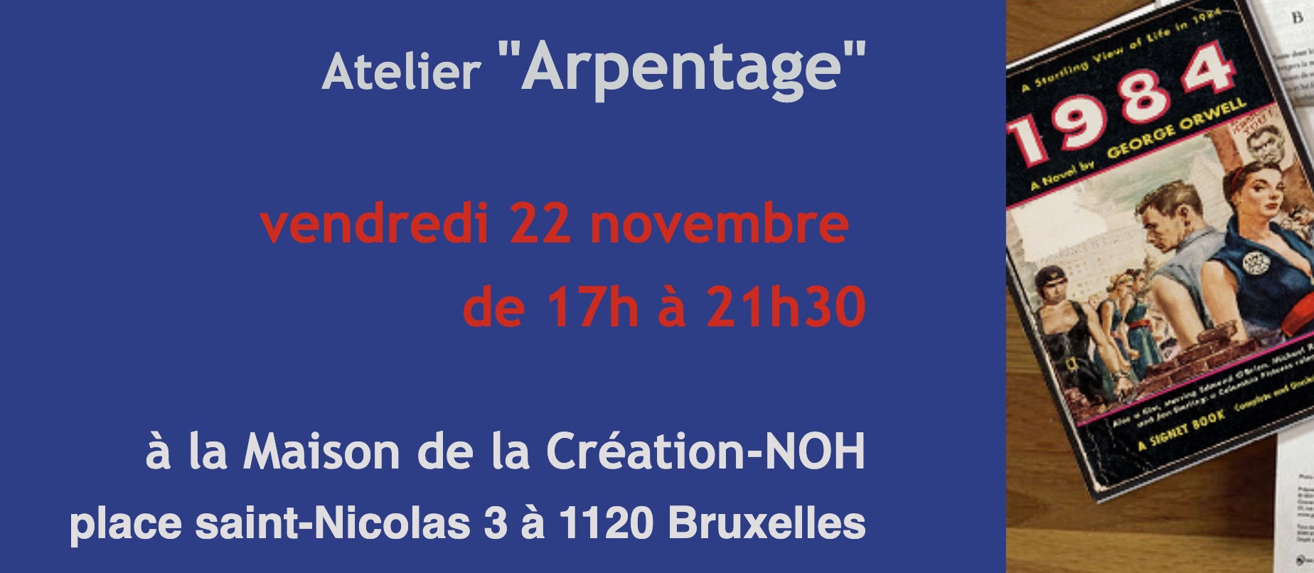 22/11, Atelier “Arpentage”