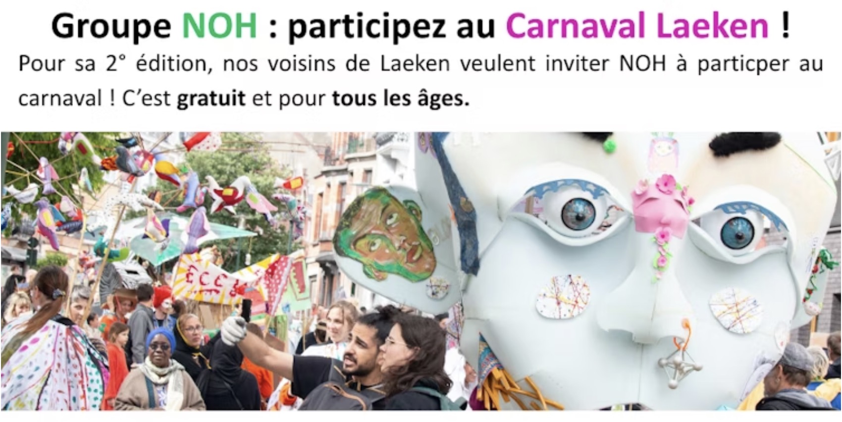 NOH au carnaval de Laeken