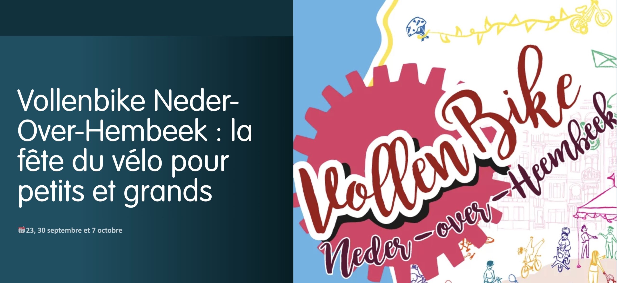 Le Vollenbike Neder-Over-Heembeek revient ! 