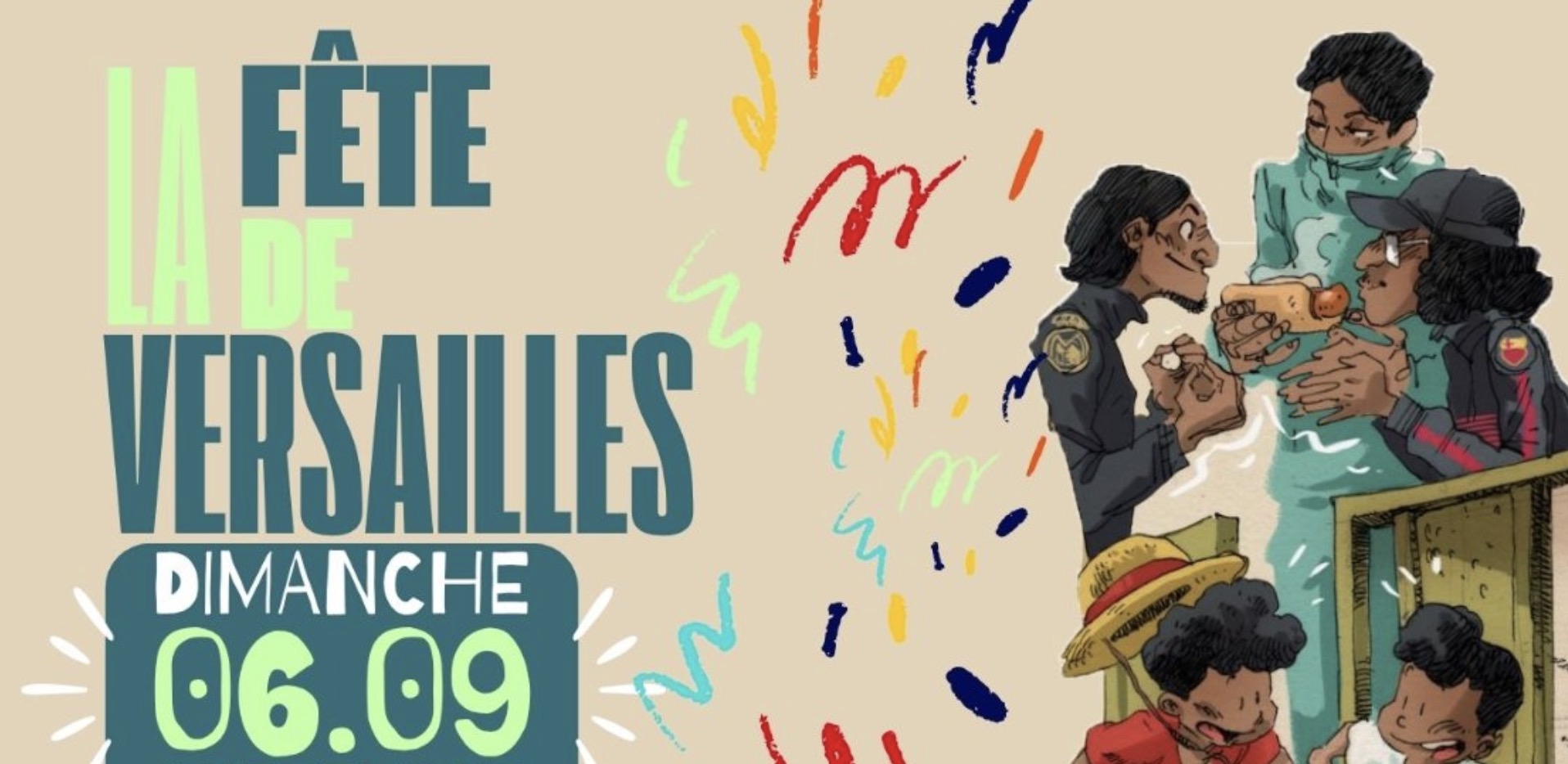 6/09, Fête et brocante à Versailles