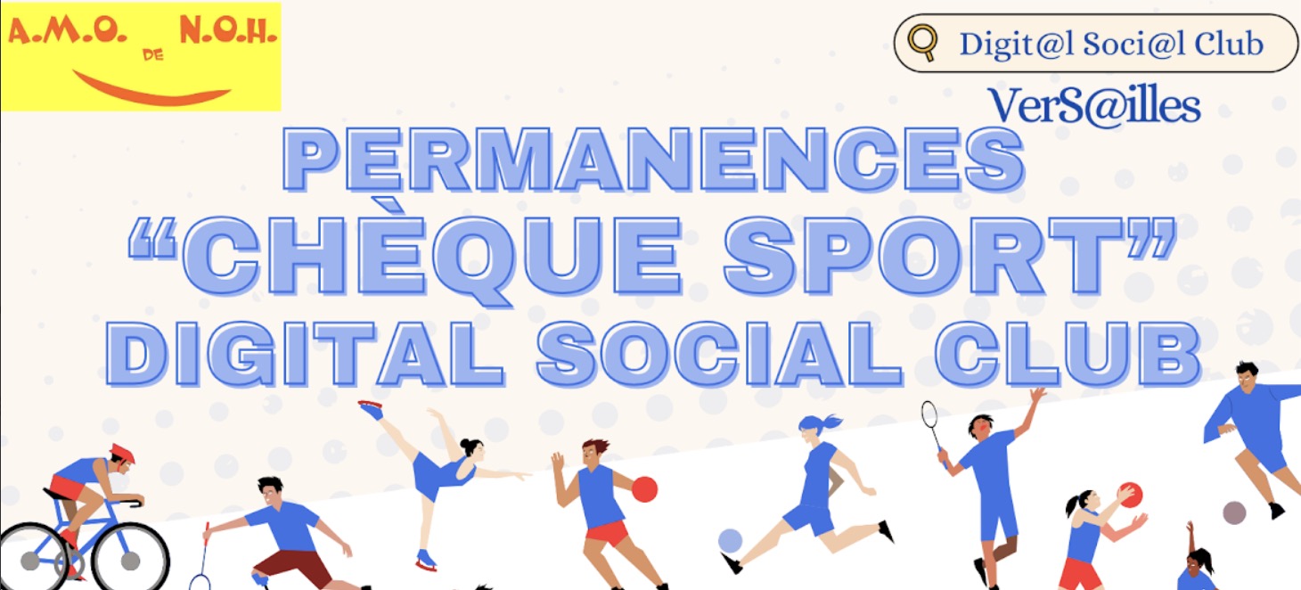 Du 15 au 24/09, Permanences Chèques Sport