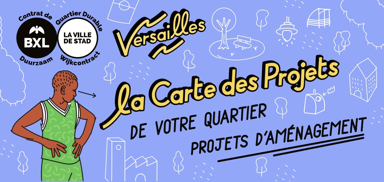 Le Contrat de Quartier Durable Versailles dévoile la carte de ses projets d’aménagement